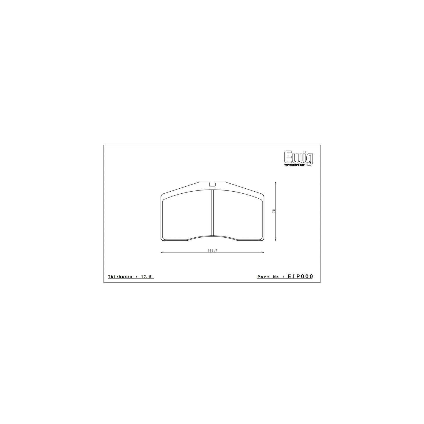 Endless CC-RG Brake Pads - EIP000