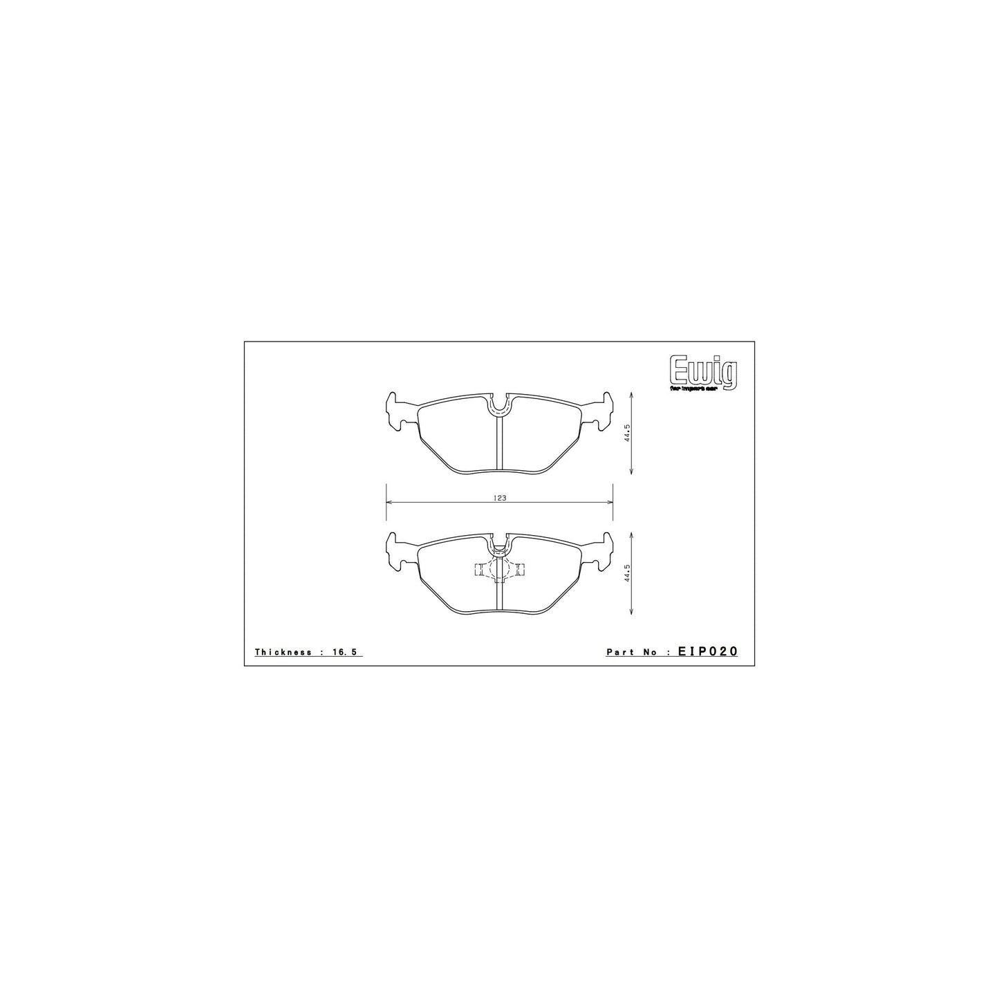 Endless CC-RG Brake Pads - EIP020