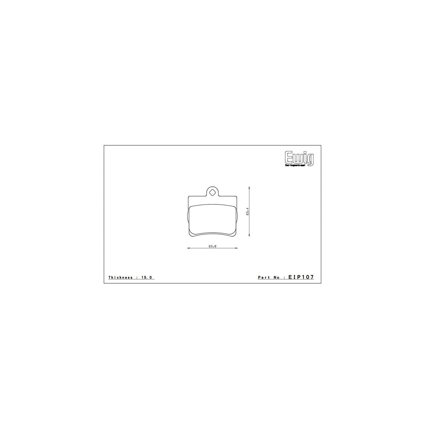 Endless CC-RG Brake Pads - EIP107