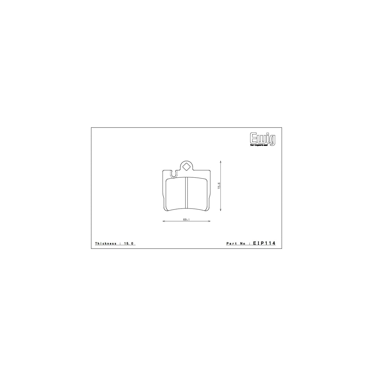 Endless CC-RG Brake Pads - EIP114