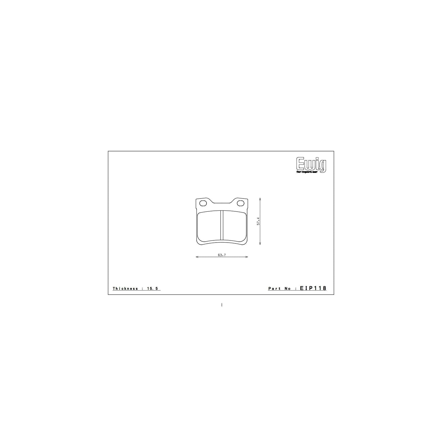 Endless CC-RG Brake Pads - EIP118