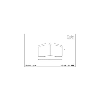 Endless CC-RG Brake Pads - EIP000