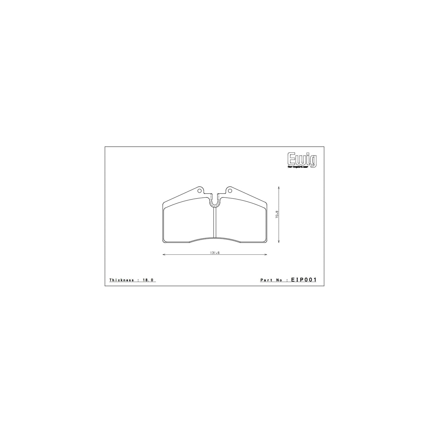 Endless CC-RG Brake Pads - EIP001