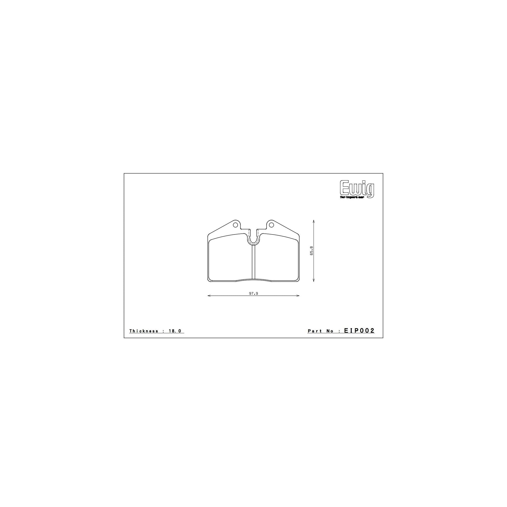Endless CC-RG Brake Pads - EIP002