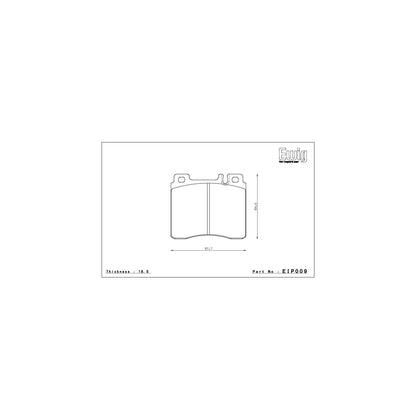 Endless MA45B Brake Pads - EIP009