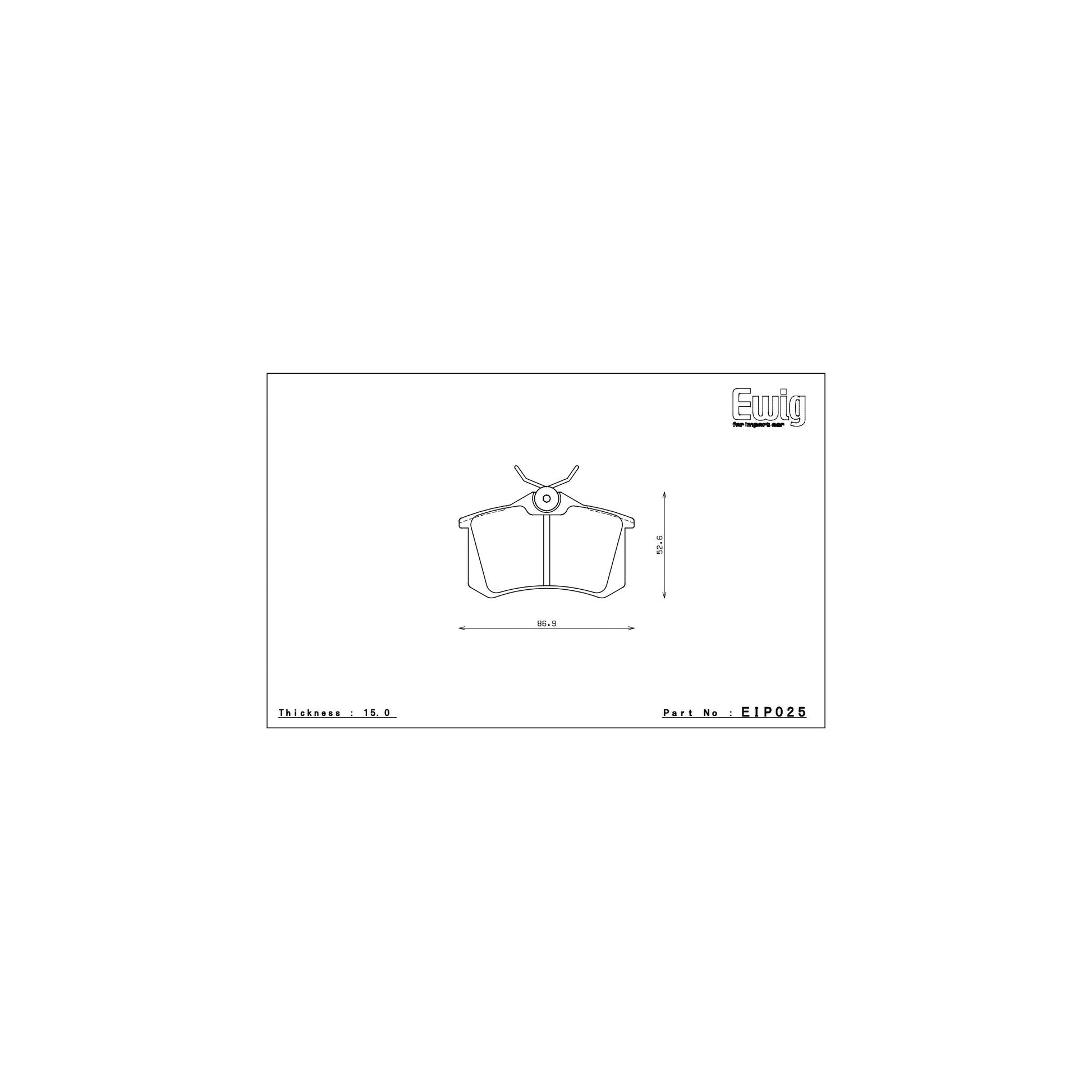 Endless CC-RG Brake Pads - EIP025