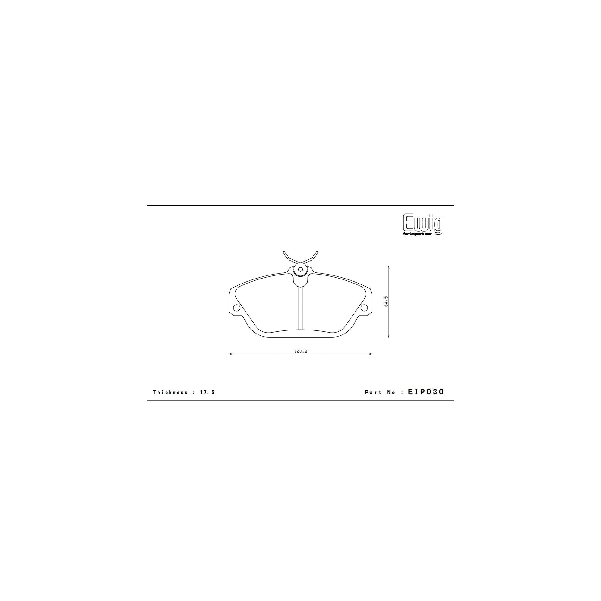 Endless ME22 Brake Pads - EIP030