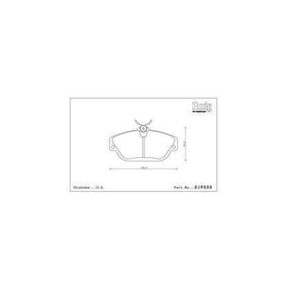 Endless ME22 Brake Pads - EIP030