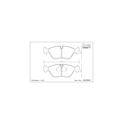 Endless MA45B Brake Pads - EIP031