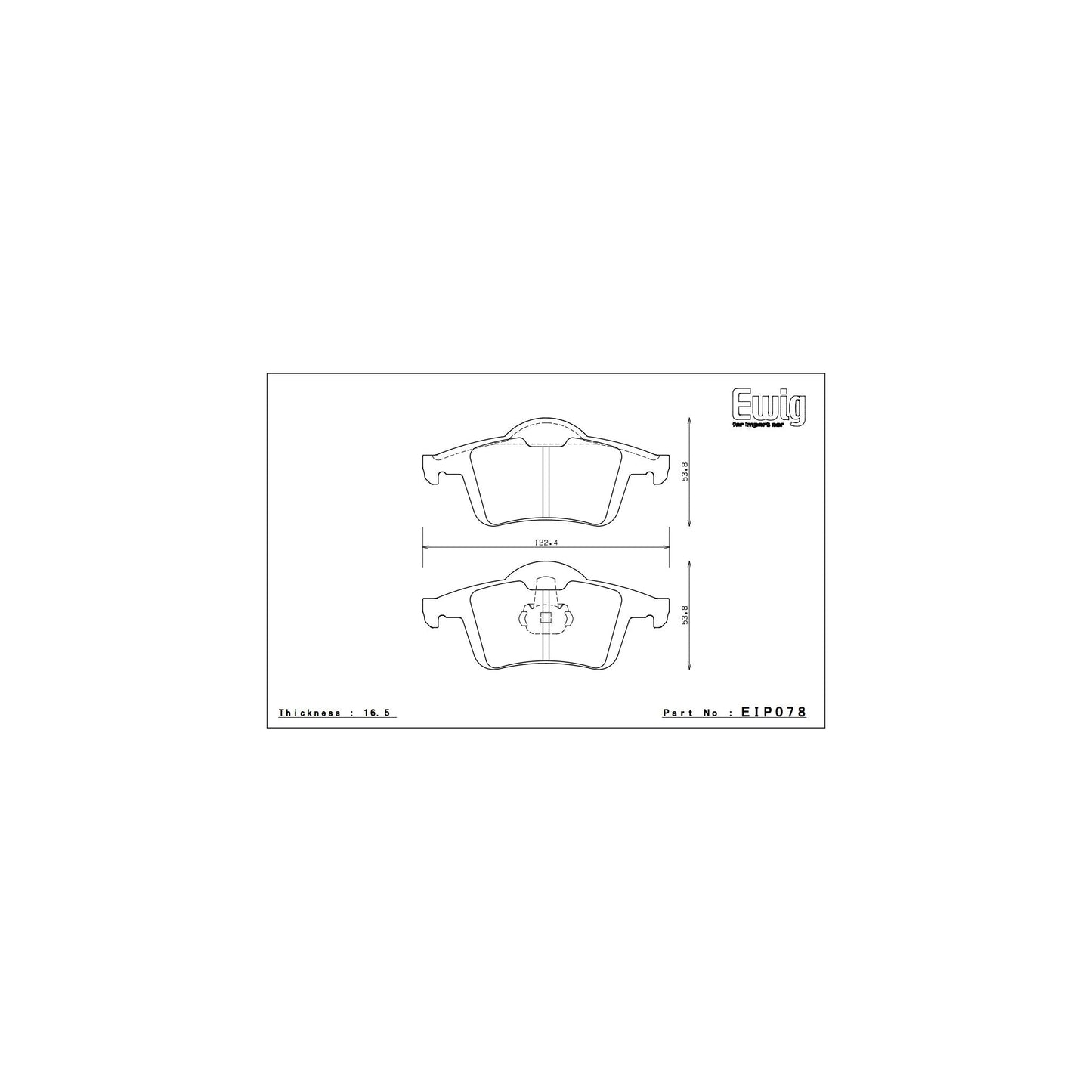 Endless N35S Brake Pads - EIP078