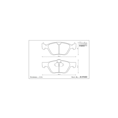 Endless CC-RG Brake Pads - EIP080