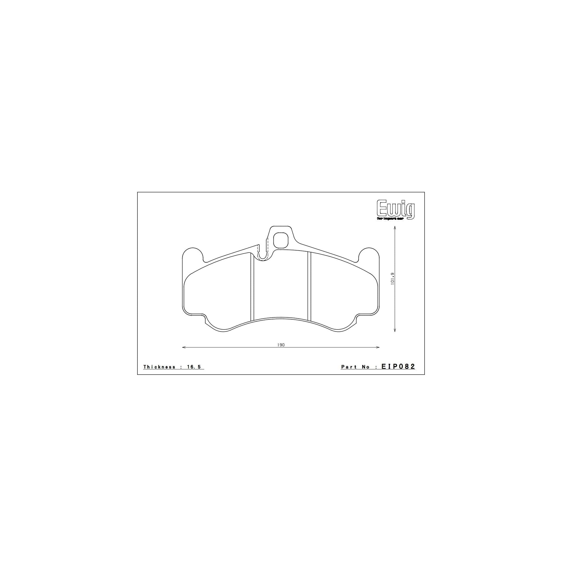Endless CC-RG Brake Pads - EIP082