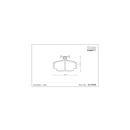 Endless N35S Brake Pads - EIP086