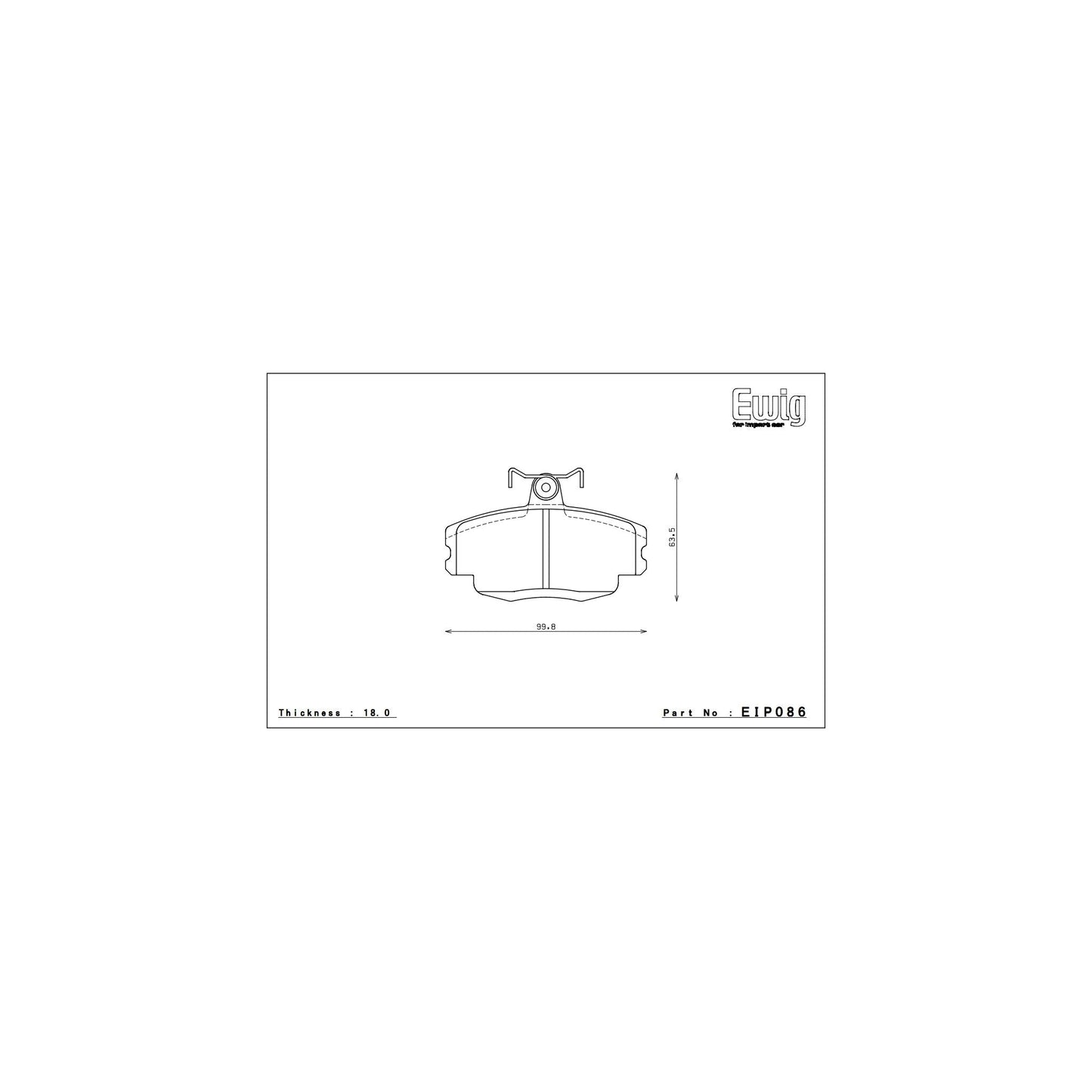 Endless MA45B Brake Pads - EIP086