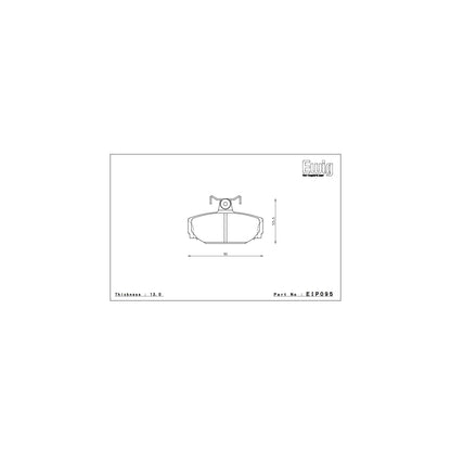 Endless ME22 Brake Pads - EIP095