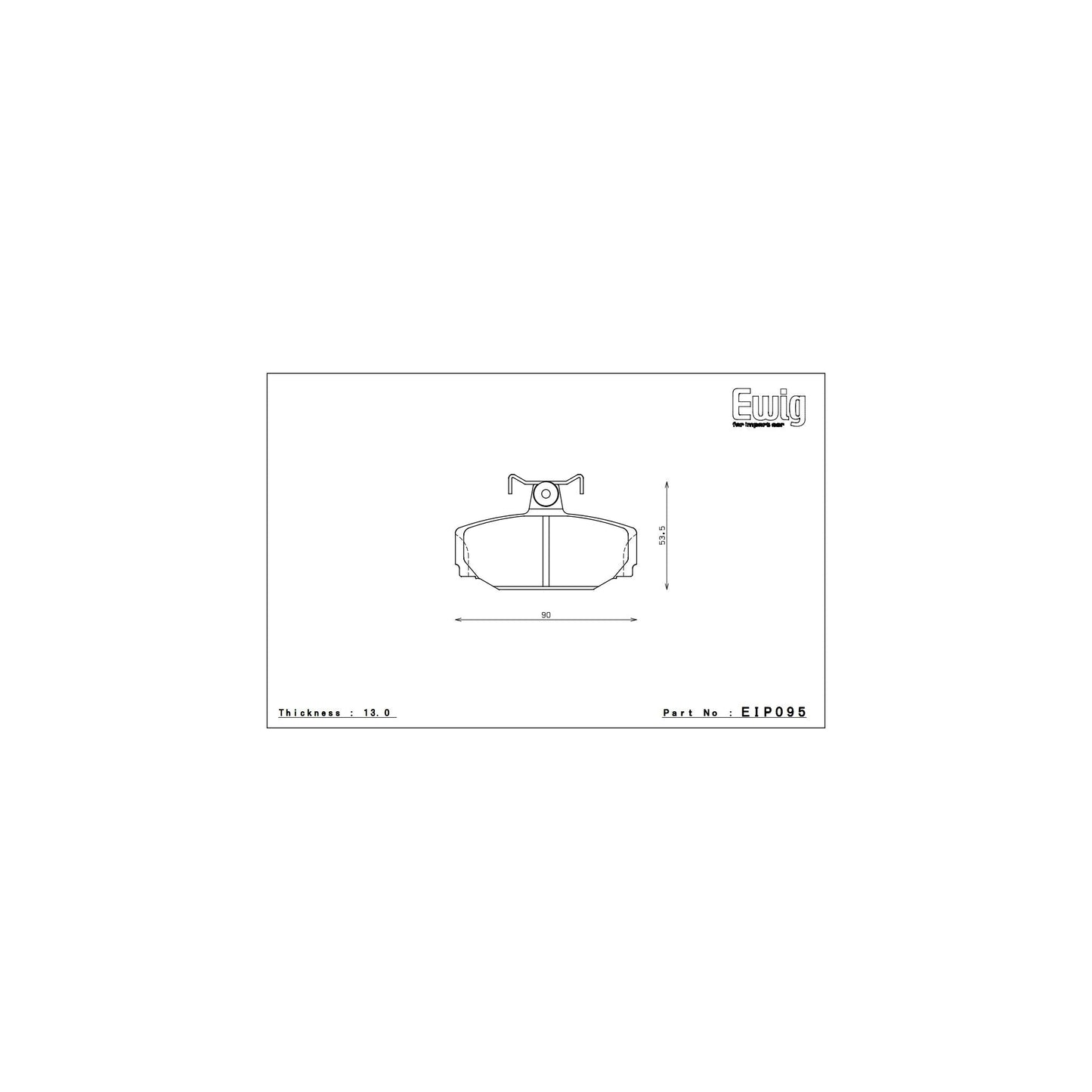 Endless N35S Brake Pads - EIP095