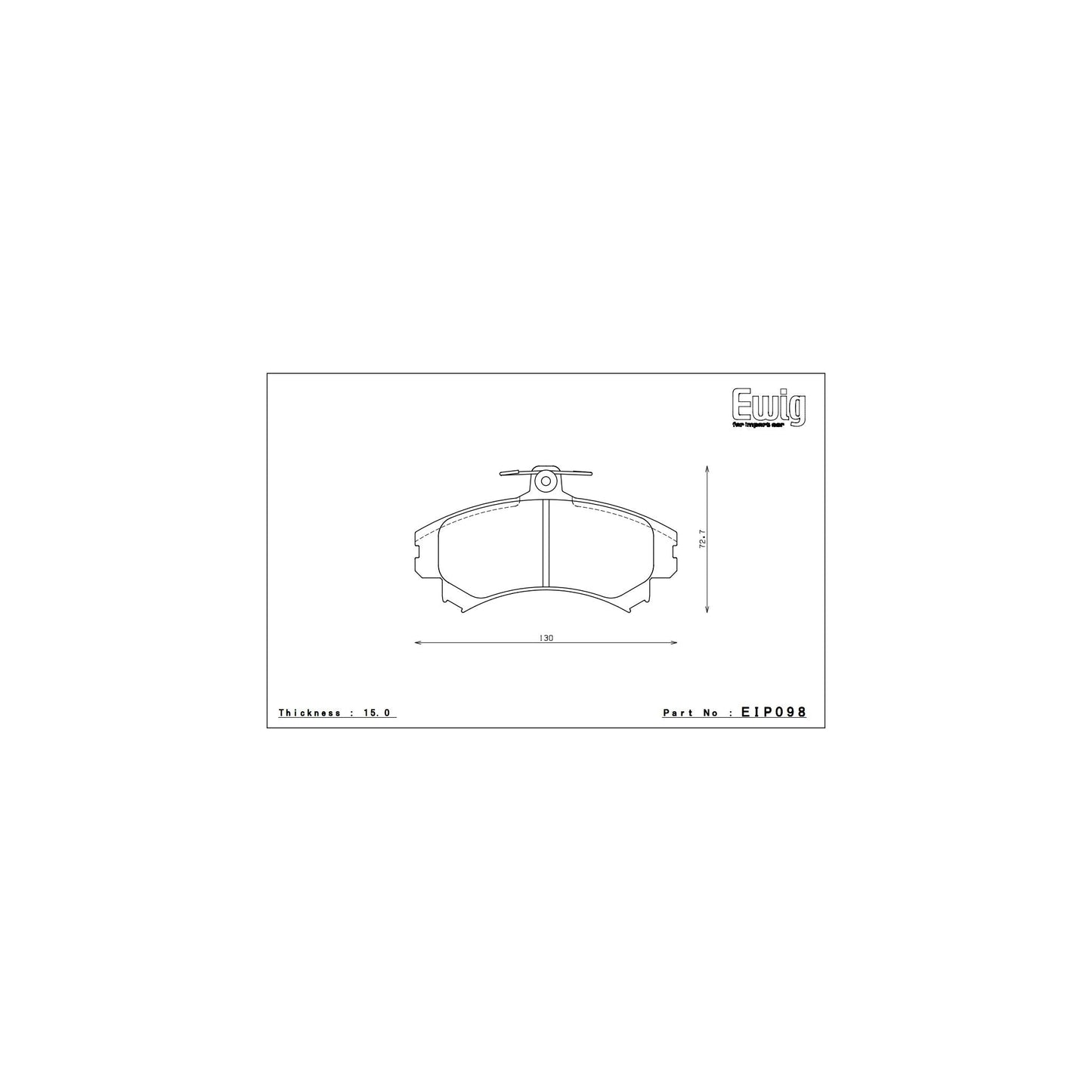 Endless N35S Brake Pads - EIP098
