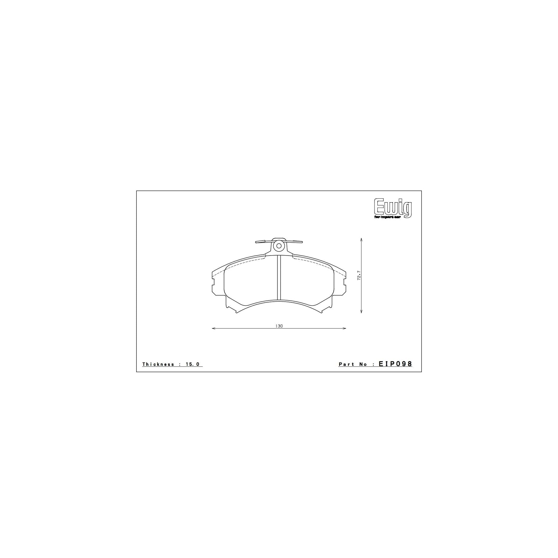 Endless ME20 Brake Pads - EIP098