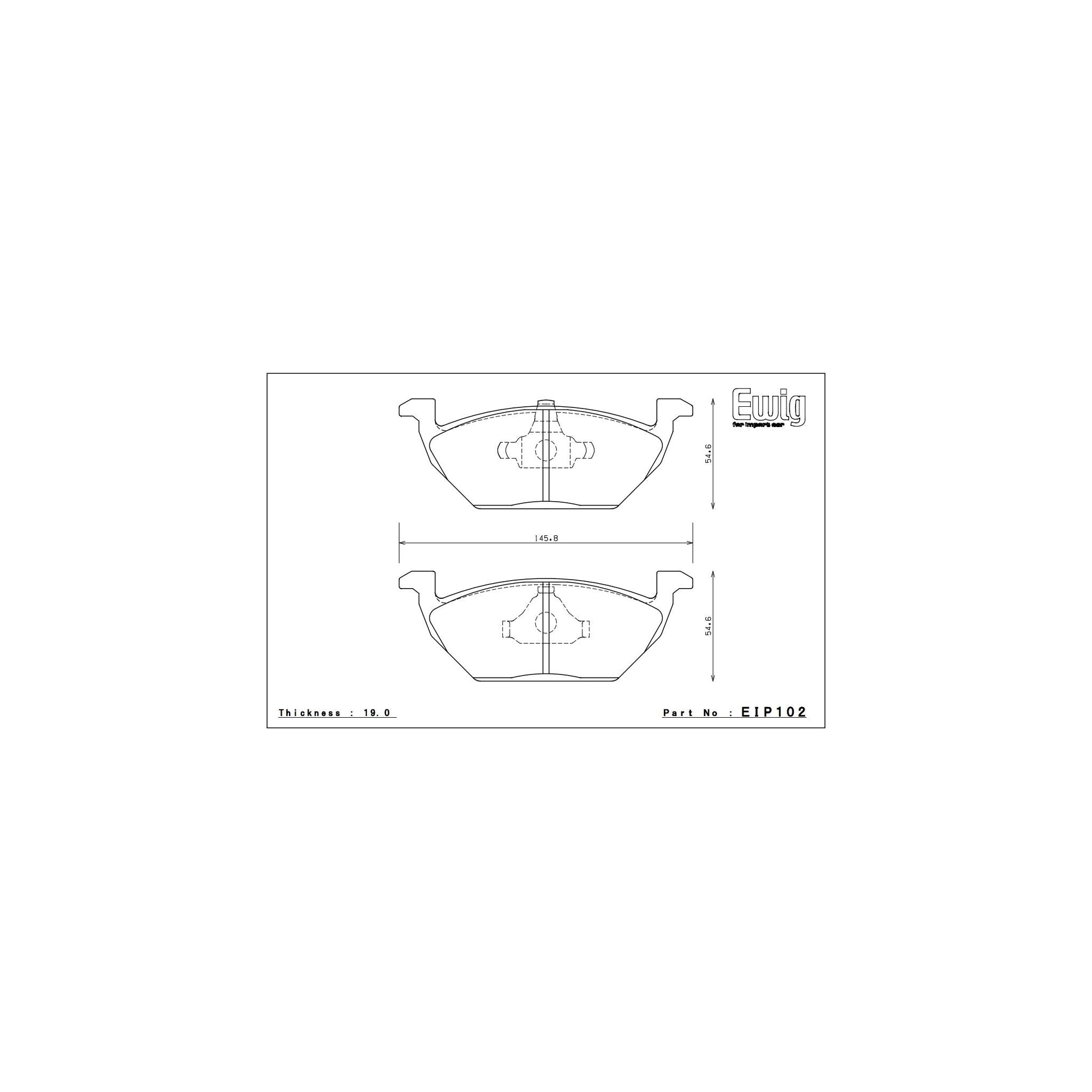 Endless CC-RG Brake Pads - EIP102