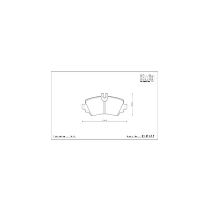Endless MA45B Brake Pads - EIP105