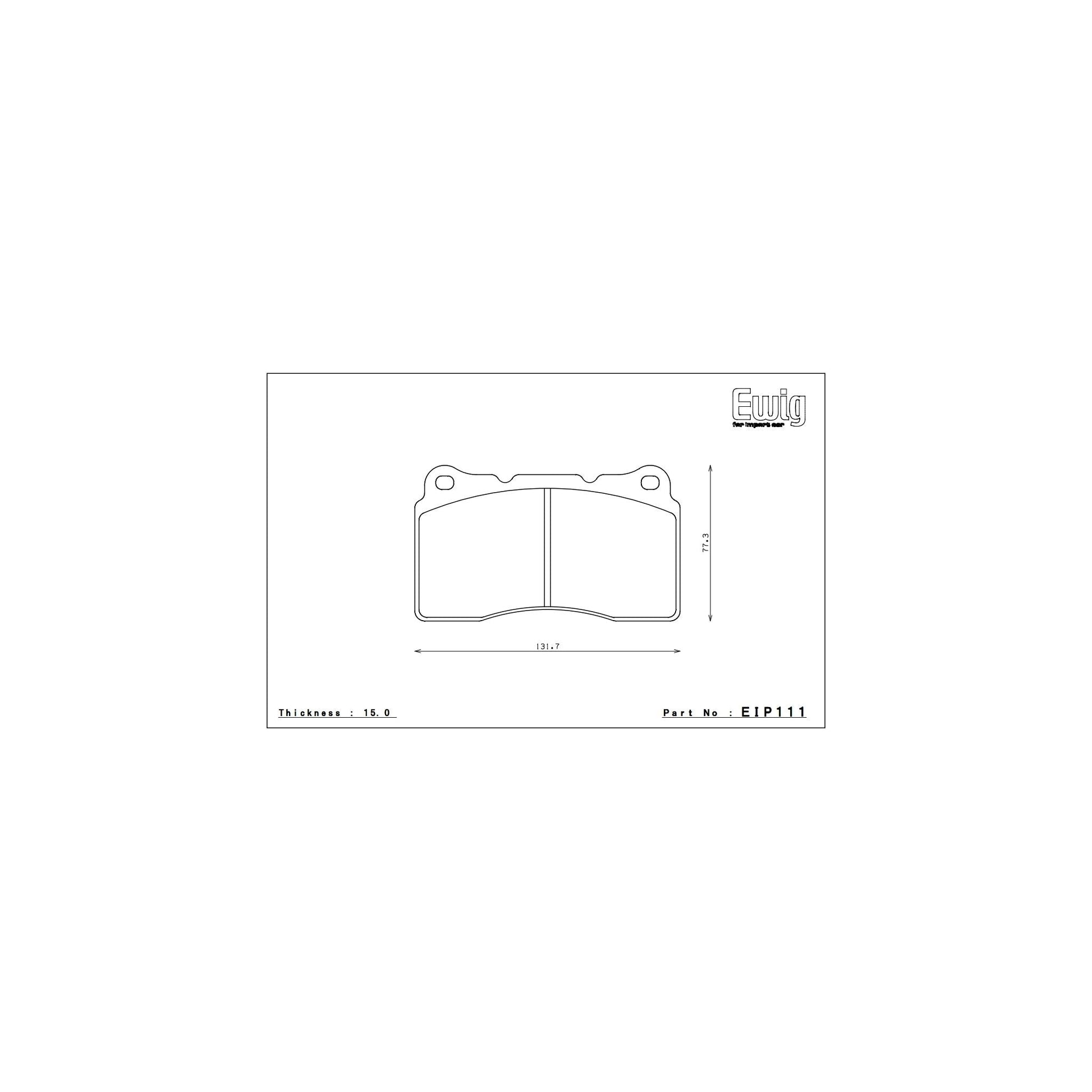 Endless ME22 Brake Pads - EIP111