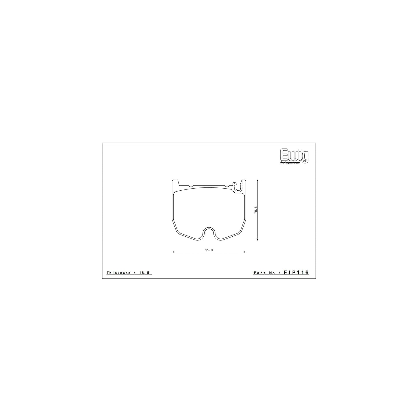 Endless MA45B Brake Pads - EIP116