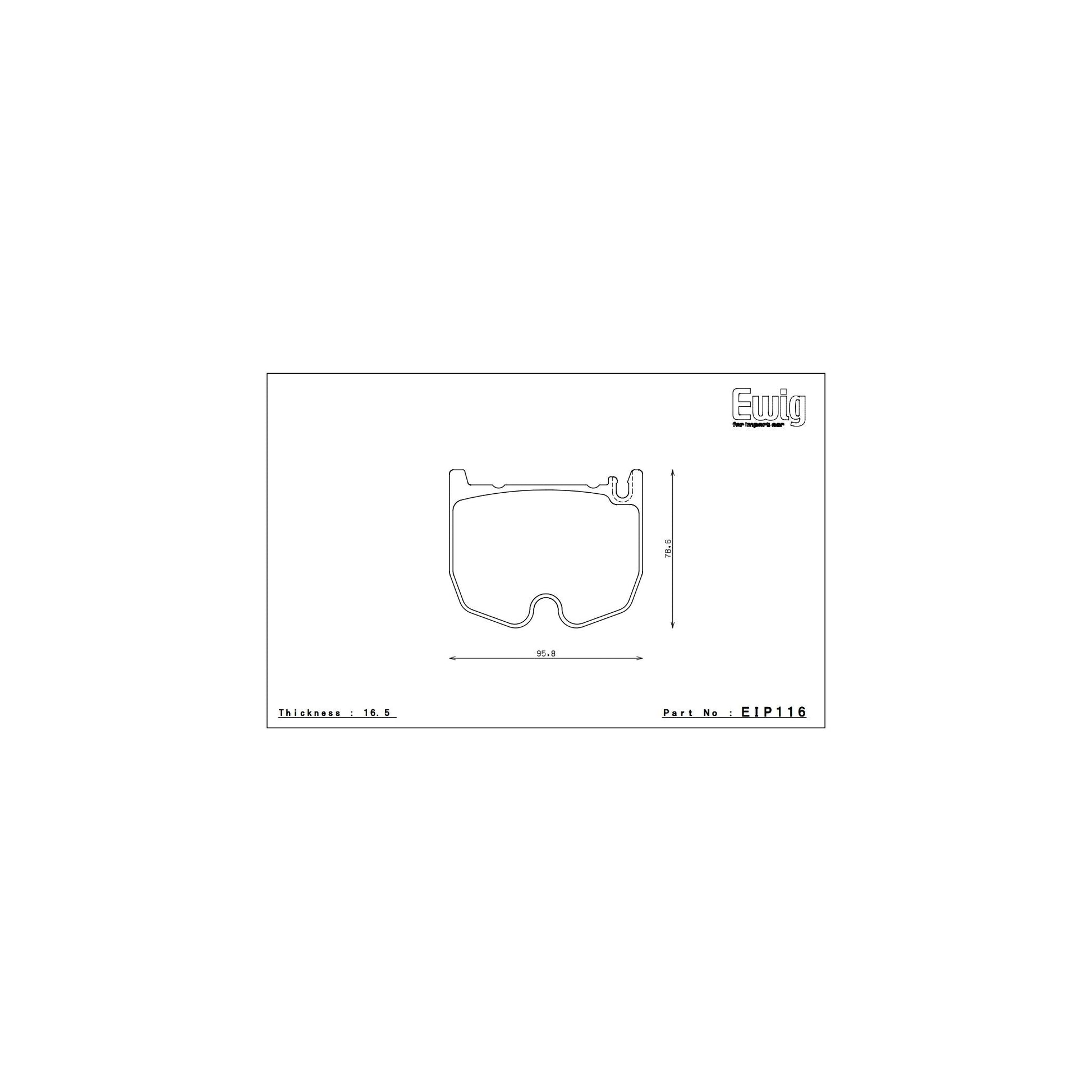 Endless MA45B Brake Pads - EIP116