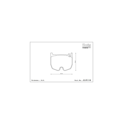 Endless MA45B Brake Pads - EIP116