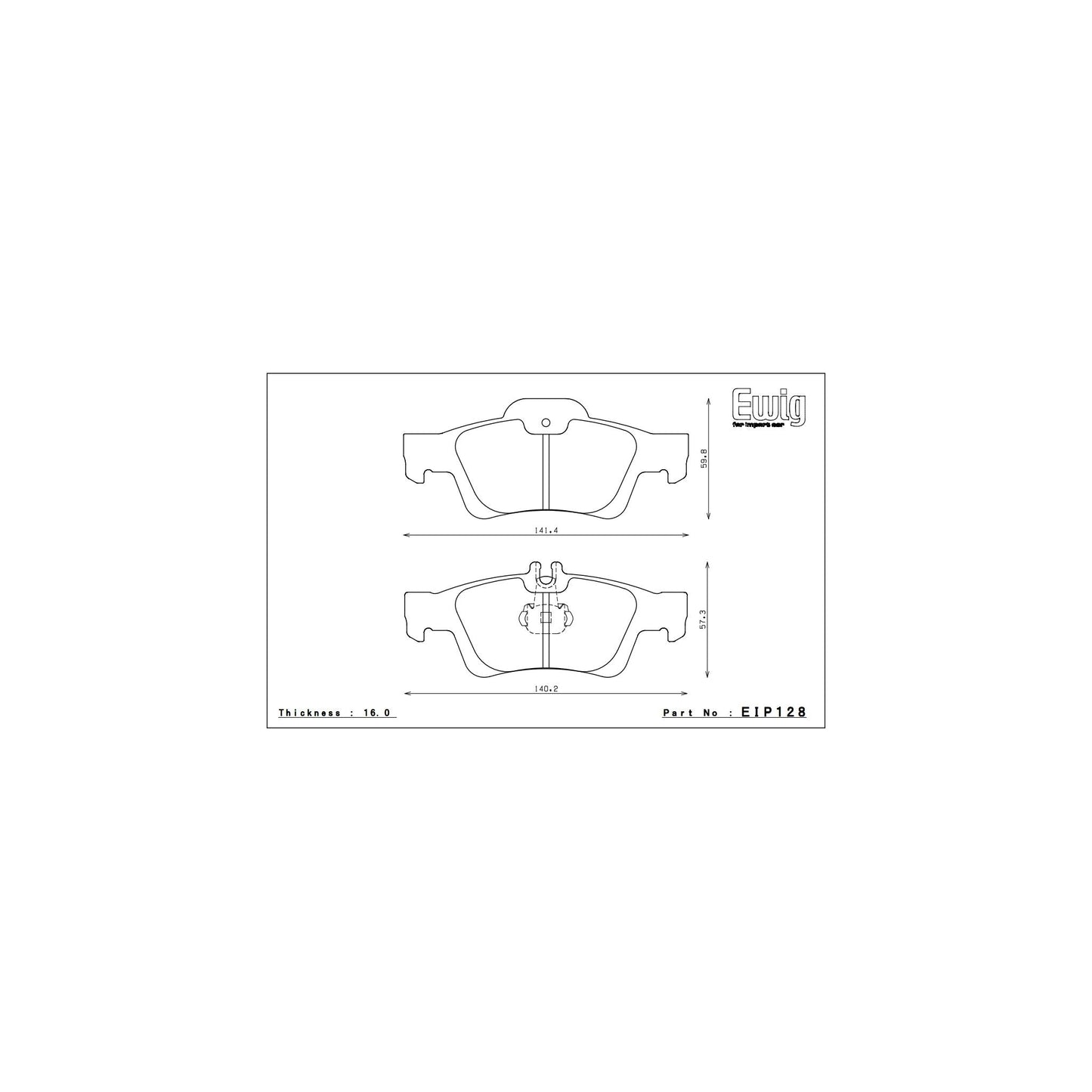 Endless CC-RG Brake Pads - EIP128