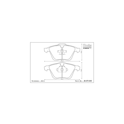 Endless CC-RG Brake Pads - EIP139