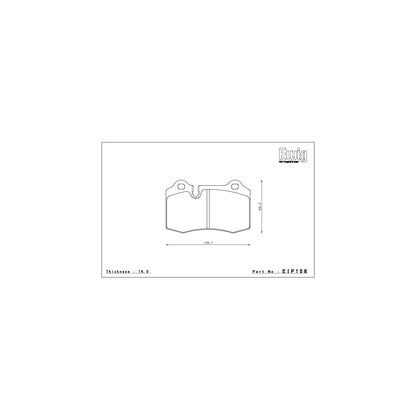 Endless MX72 Brake Pads - EIP158