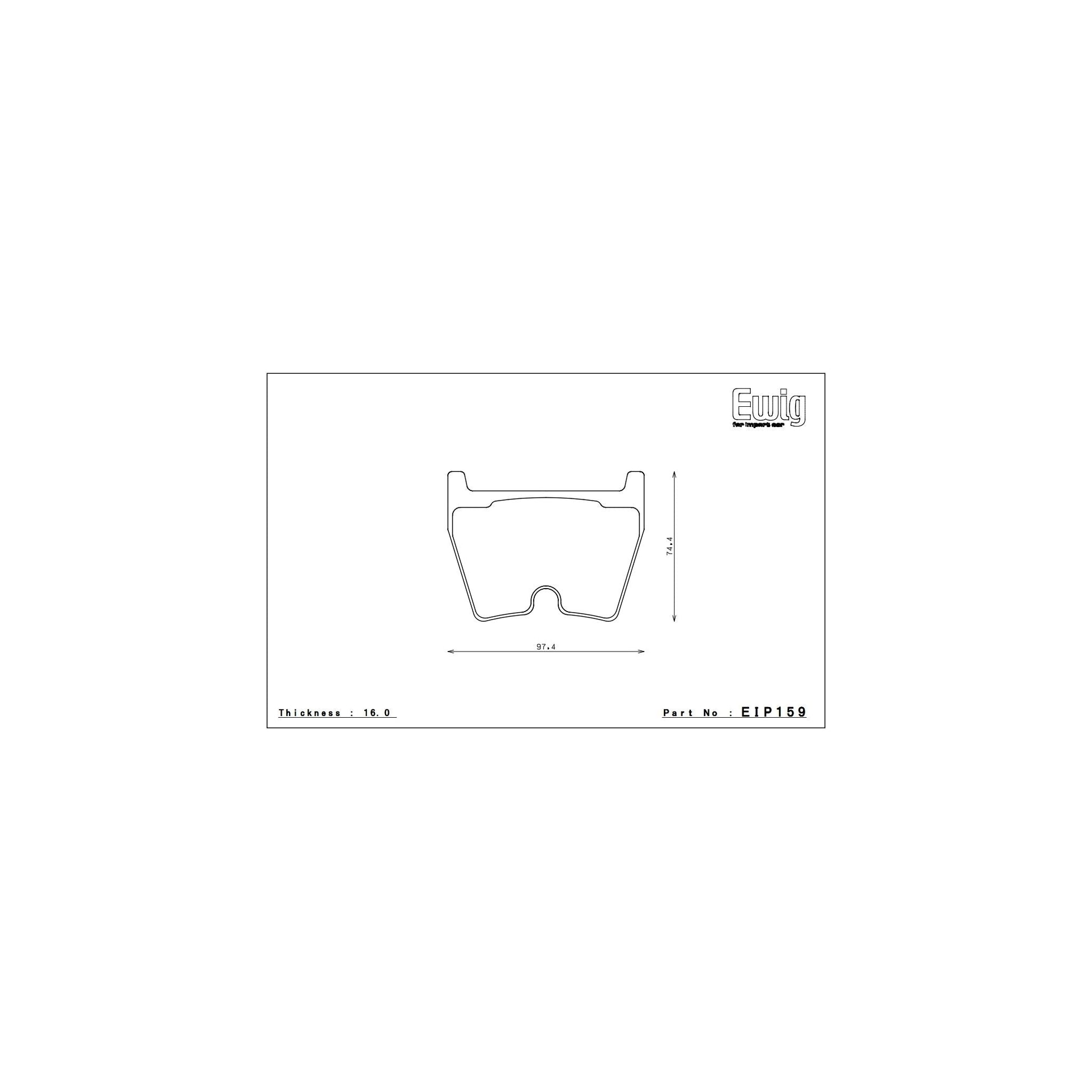 Endless CC-RG Brake Pads - EIP159