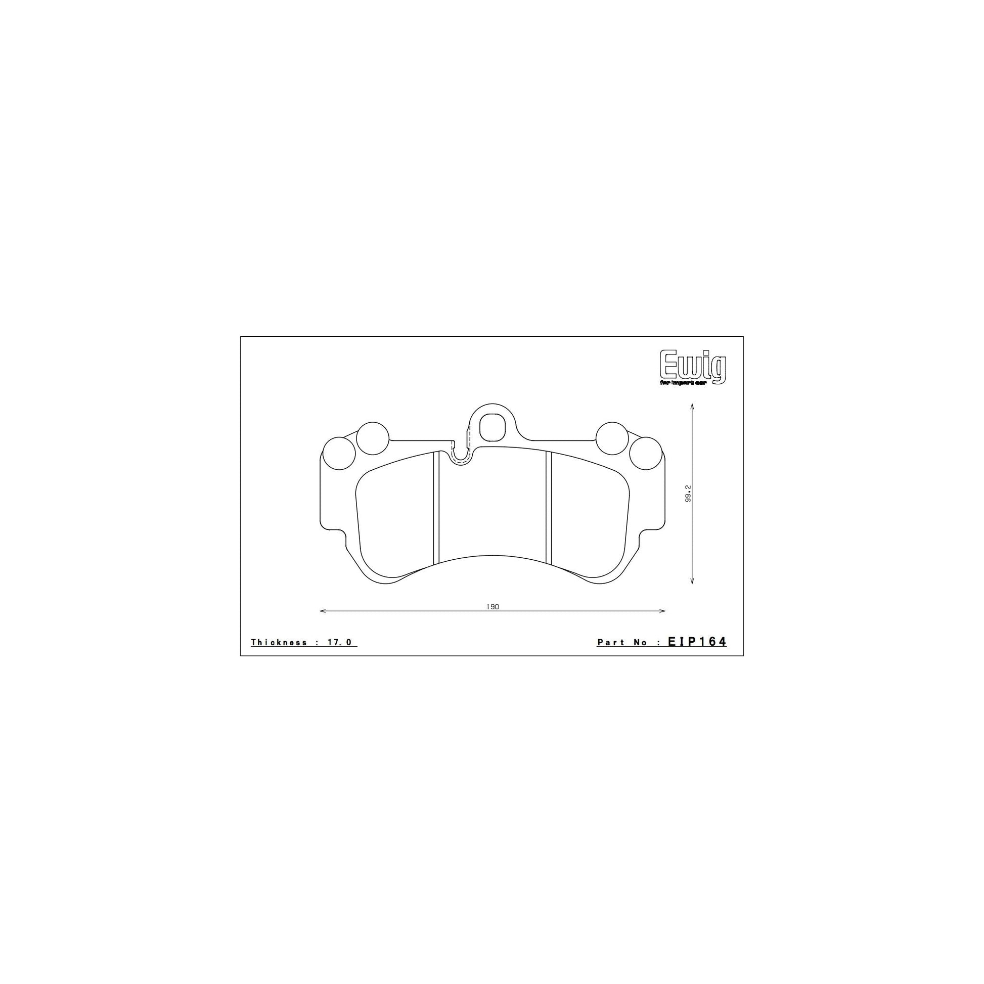Endless MA45B Brake Pads - EIP164