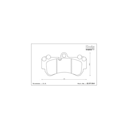 Endless MA45B Brake Pads - EIP164