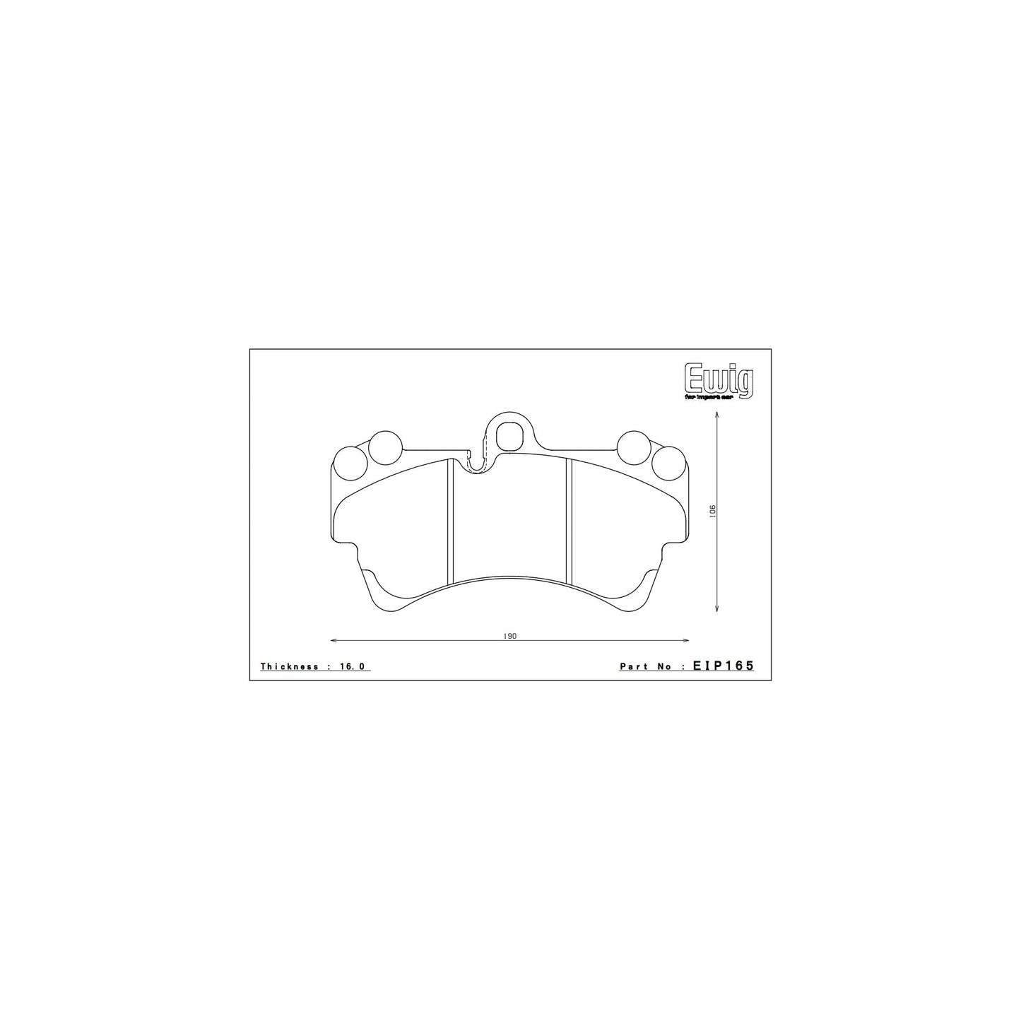 Endless MA45B Brake Pads - EIP165