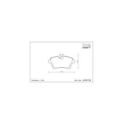 Endless MA45B Brake Pads - EIP170