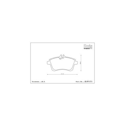 Endless MA45B Brake Pads - EIP171