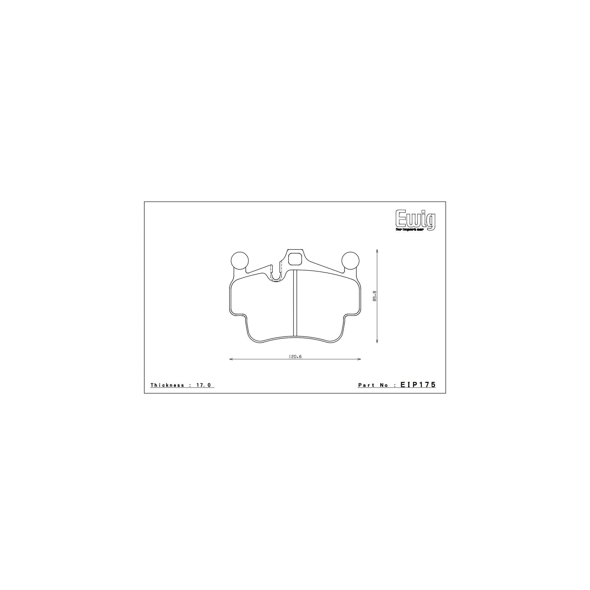 Endless CC-RG Brake Pads - EIP175