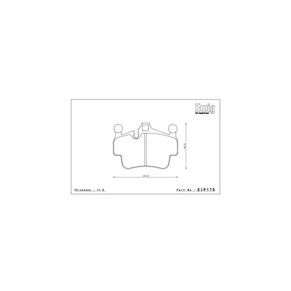 Endless CC-RG Brake Pads - EIP175
