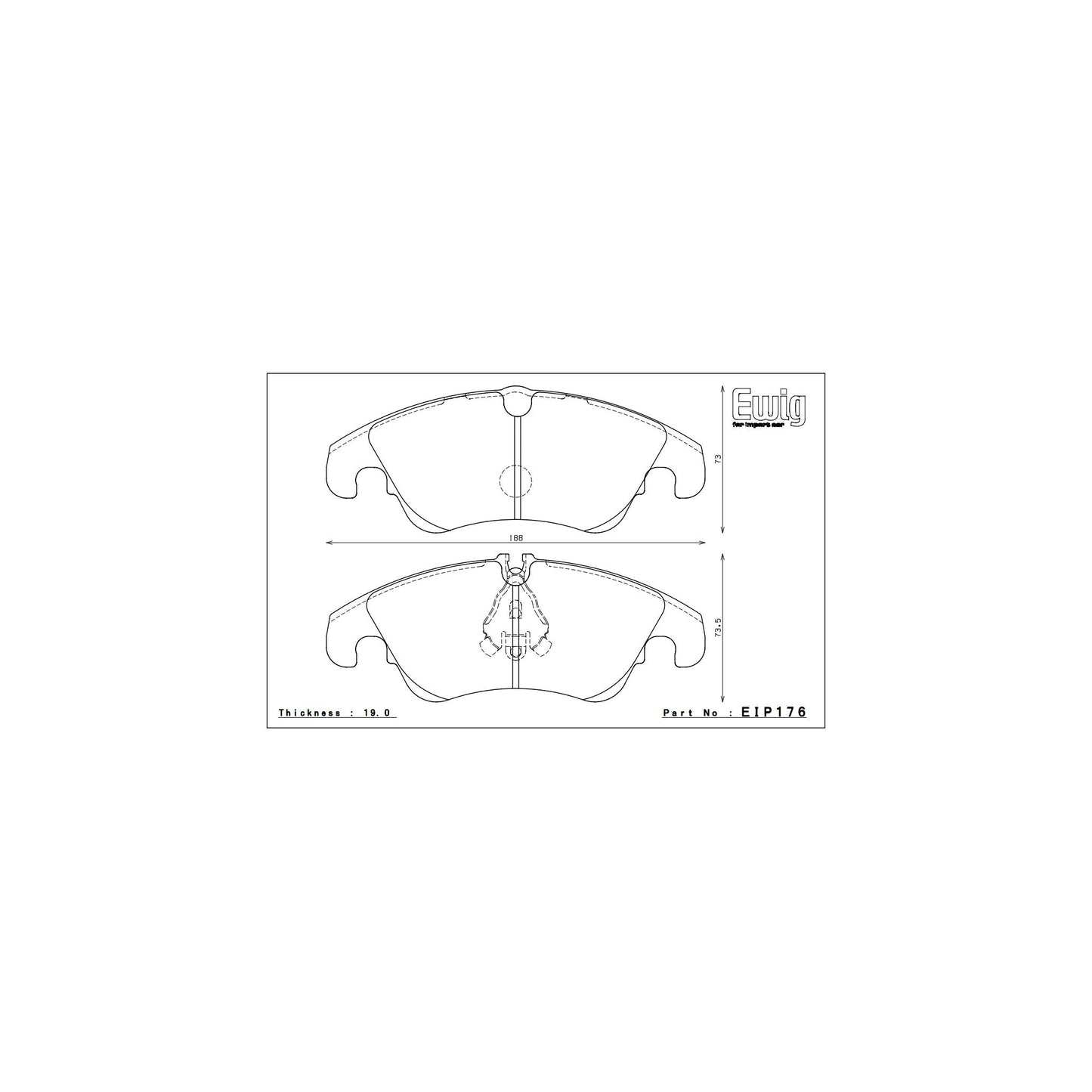 Endless CC-RG Brake Pads - EIP176