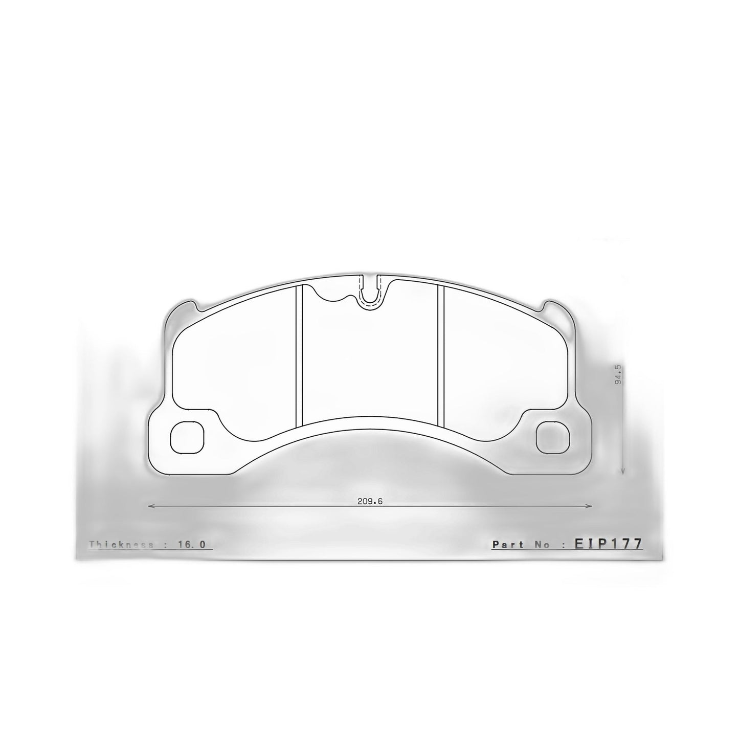 Endless MA45B Brake Pads - EIP177