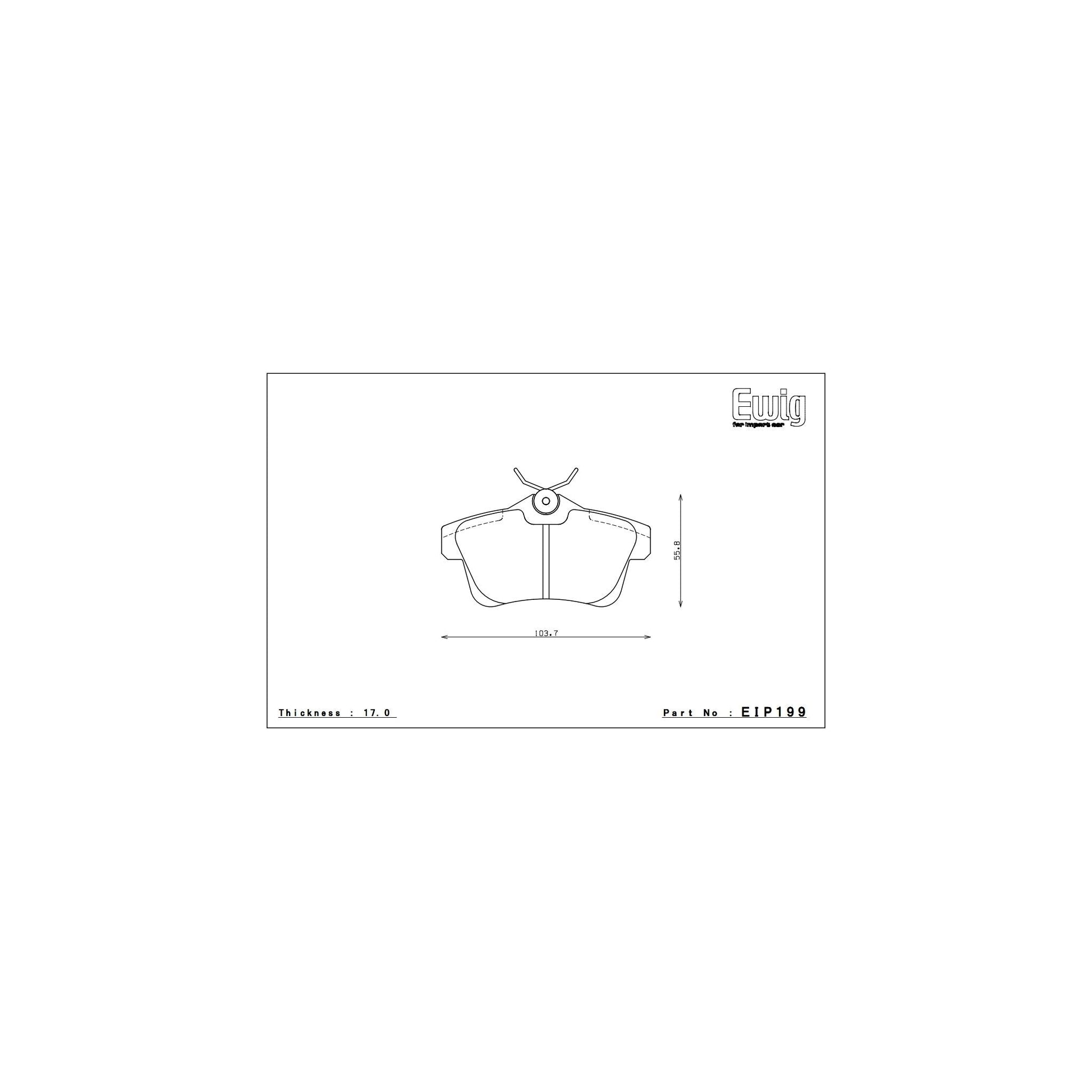 Endless CC-RG Brake Pads - EIP199