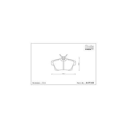 Endless CC-RG Brake Pads - EIP199