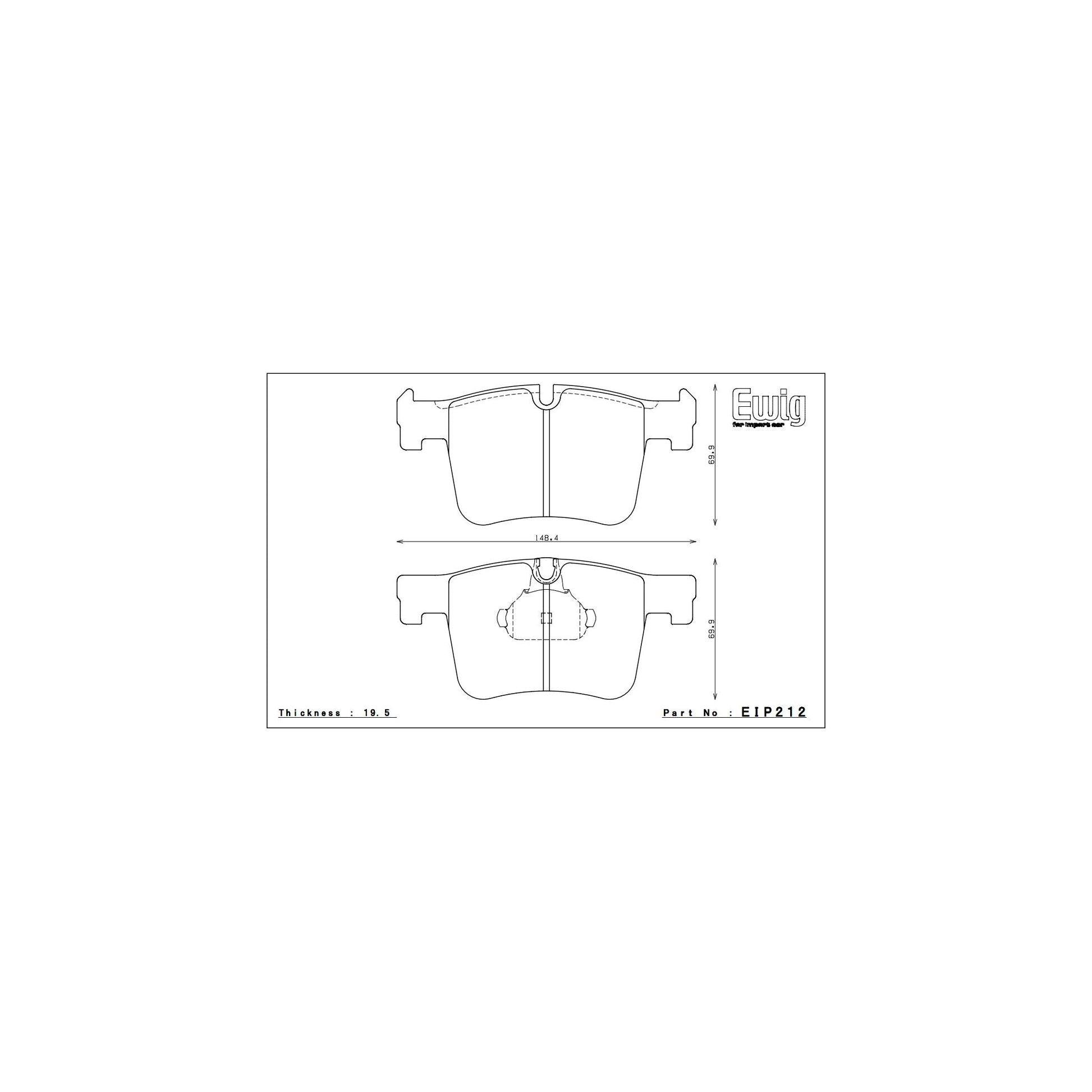 Endless CC-RG Brake Pads - EIP212