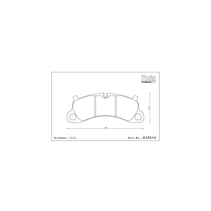 Endless MA45B Brake Pads - EIP214