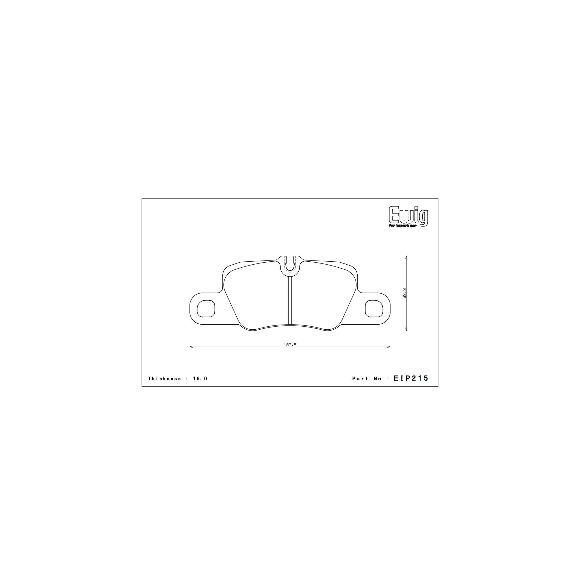 Endless CC-RG Brake Pads - EIP215