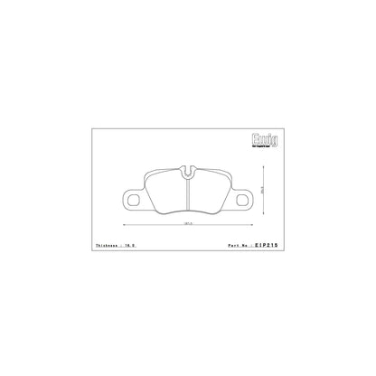 Endless CC-RG Brake Pads - EIP215