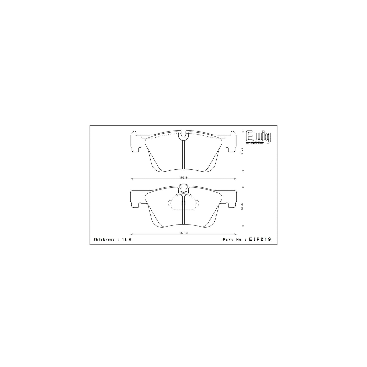Endless CC-RG Brake Pads - EIP219