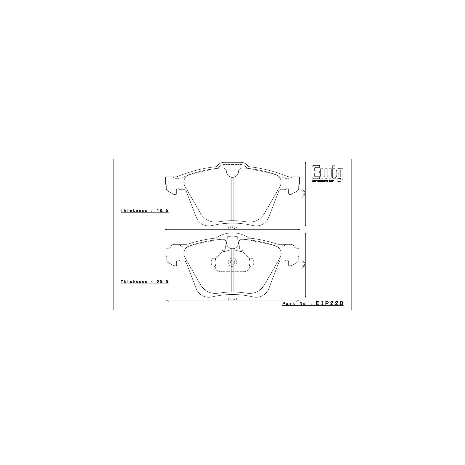 Endless ME20 Brake Pads - EIP220