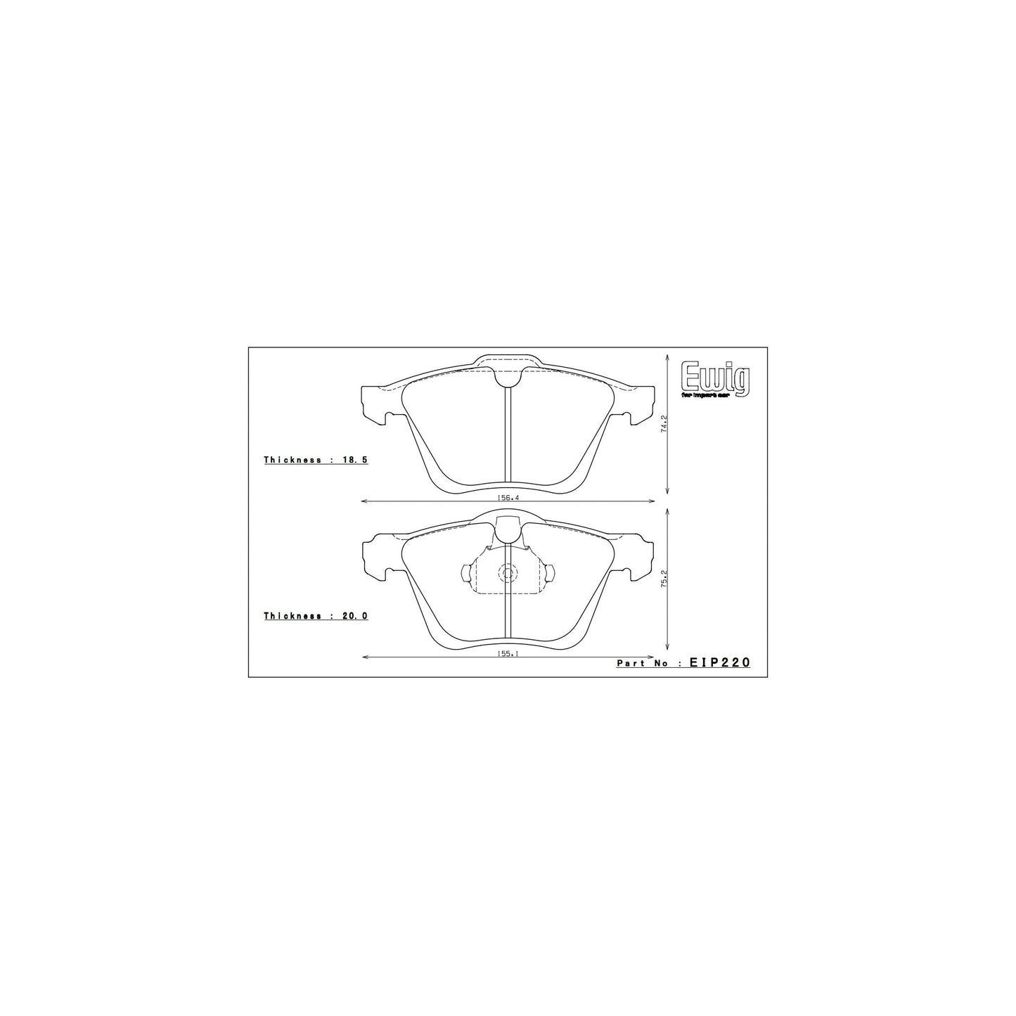 Endless ME22 Brake Pads - EIP220